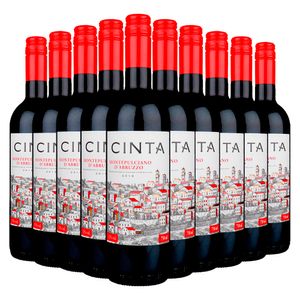 Kit 10 Vinhos Italianos Cinta Montepulciano D Abruzzo